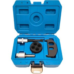 4PCS Crankshaft Turning Holding Kit Compatible with BMW Mini B37 B38 B47 B58 1.2L 1.5L 2.0L, for Rotate crankshaft and fix flywheel, Crankshaft Rotary Tool and Flywheel Locking Tool Set