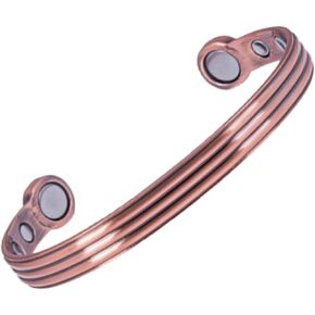 سوار مغناطيسي النحاس النحاسي النحاسي - فرقة رياضية للجنسين مع مغناطيس قوة فائقة - قابلة للتعديل in Kuwait