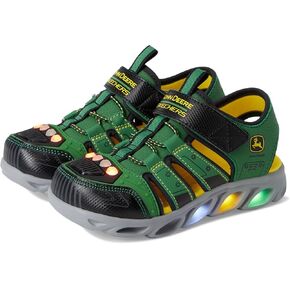 Skechers Boy's X John Deere: Hypno-Splash 407070L (Little Big Kid) ، Green/Black ، 1