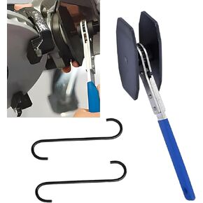 1 PC 4 In 1 Disc Brake Piston Separator, Car Brake Caliper Press Tool, Brake Piston Separator Ratcheting Wrench, Universal Repair Accessories, for Most Cars (Blue)