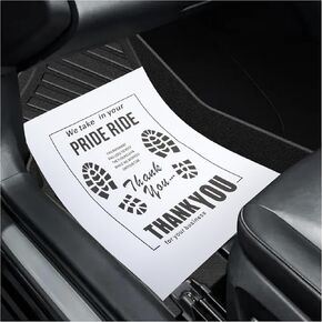 12PCS Paper Floor Mats for Cars,Foldable Automotive Floor Mats with Shoe Print Graffiti,Universal Car Floor Mat Protector Disposable Floor Mats for Cars,SUVs,Trucks