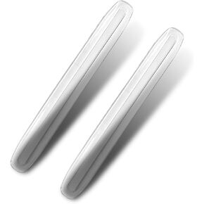 2PCS Car Bumper Guard Strips, Universal Anti-Scratch Car Door Edge Protector Trim, PVC Front and Rear Bumper Anti-Collision Patch for Truck Car Pickup SUV (Black)