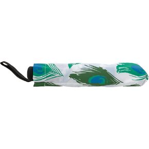 GreaterGood Whimsical Fun Rainy Day Paw Print Umbrella Auto Open Close Lightweight with Wrist Strap Storage Bag Animal Lover Gift Women Mom Ladies in Kuwait