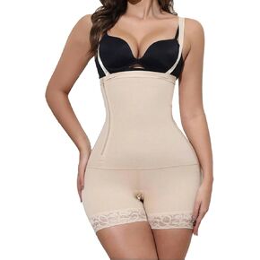 Fajas Colombianas Shapewear for Women Tummy Control,Faja Body Shaper Butt Lifter Bodysuit