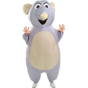 Inflatable Mouse Costume for Adult Blow up Mouse Costume Funny Halloween Party Cosplay Costume Suit