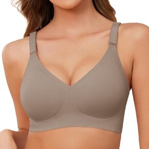 Wireless Bras for Women T Shirt Bra Soft No Underwire Comfortable Seamless Bra Full Coverage Bralettes Everyday Bra