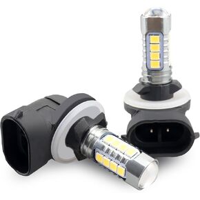 Front Lights 6000K White Bulbs Fit for Honda Polaris Kubota Bobcat Models, Replace K7571-54340, K7311-5436, K7561-54311, R136239, 2Pcs