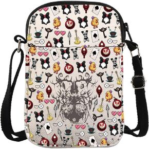 Cartoon Merchandise Crossbody Bag Alastor Carry On Bag Alastor Demon Gift The Radio Demon Helluva Gift For Fans