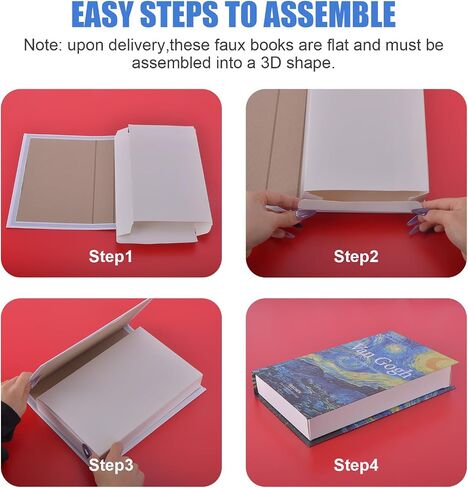 3 Pcs Decorative Books for Home Decor, Fake&Faux Books for Decoration, Modern Designer Books Decor Set(Simple Series) in Saudi Arabia