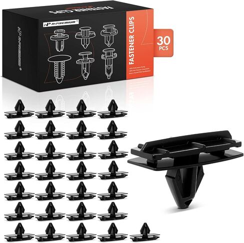 A-Premium 50PCS Nylon Retainer Clip Fasteners Compatible with Jeep JK Series Wrangler 2007-2016 - for 14mm stem Length in Saudi Arabia