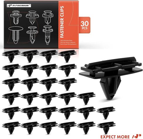 A-Premium 50PCS Nylon Retainer Clip Fasteners Compatible with Jeep JK Series Wrangler 2007-2016 - for 14mm stem Length in Saudi Arabia