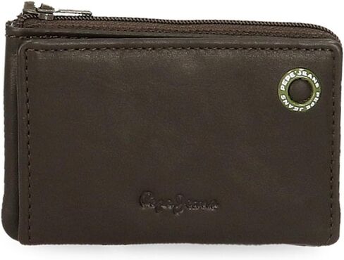 Pepe Jeans Men's Wallet with Card Holder, Black/White in Saudi Arabia