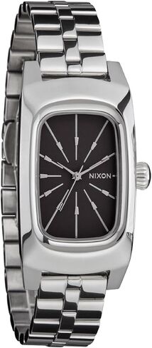 NIXON Frankie A1441-100m Water Resistant Women's Analog Watch (47 x 24mm Rectangular Watch Face, 14mm 3 Link Bracelet Band w/Butterfly Clasp) in Saudi Arabia
