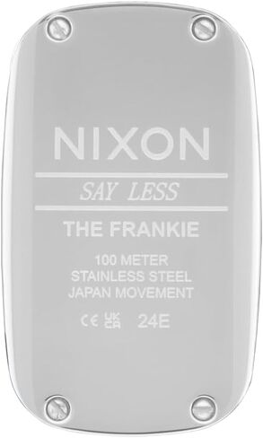 NIXON Frankie A1441-100m Water Resistant Women's Analog Watch (47 x 24mm Rectangular Watch Face, 14mm 3 Link Bracelet Band w/Butterfly Clasp) in Saudi Arabia