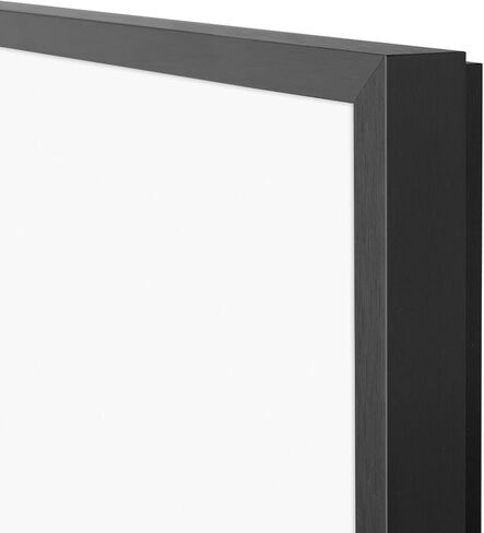 Golden State Art, 12x18 Aluminum Poster Frame Black, Metal Picture Frames 12 x 18 for Horizontal or Vertical Wall Mount, Acrylic Front Gallery Artwork Thin Frame, 1 Pack in Kuwait