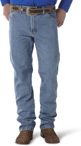 بنطلون جينز رجالي ماركة Wrangler George Strait Cowboy Cut الأصلي, أزرق, One Size in Kuwait