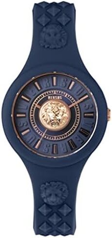 Versus Versace Womens Black 39 mm Fire Island Lion Watch VSPOQ2E21 in Saudi Arabia