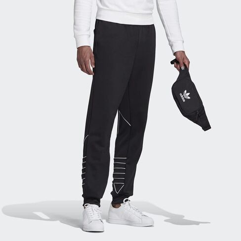 adidas Originals Men's Big Trefoil Outline Polytrico Track Pants in Saudi Arabia