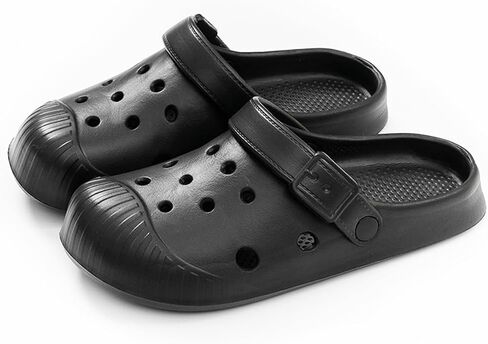 Anti-Collision Garden Clogs for Women and Men, Non-Slip Sandals, Slip On Work Shoes Heel Strap Mules Lightweight Shower Slippers Beach Indoor Outdoor Casual Wear Soft Air Cushion Sole Slides in Kuwait