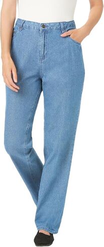 Woman Within Women's Plus Size Relaxed-Fit 5-Pocket Jeans in Saudi Arabia