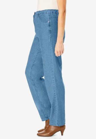 Woman Within Women's Plus Size Relaxed-Fit 5-Pocket Jeans in Saudi Arabia