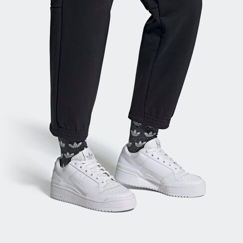 حذاء رياضي نسائي من Adidas Originals Forum Bold، أبيض/أبيض/أسود، 9 in Saudi Arabia
