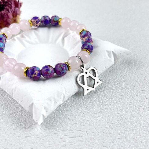 Natural Stone Adoption Bracelet Adoption Jewelry with Adoption Symbol Adoption Day Gifts for Adoptive Parents Gotcha Day Gift, Thank You Gifts in Saudi Arabia
