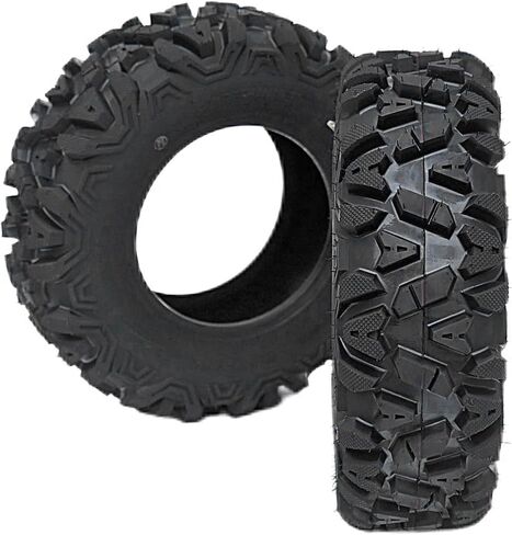25x10-12 UTV Tires 6PR 25x10x12 High Load All-Terrain Tires TL, Set of 2 in Saudi Arabia