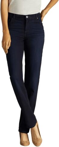 Lee Women's Relaxed Fit Straight Leg Jean, Bewitched, 8 Long in Saudi Arabia