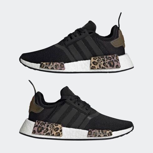 adidas Originals Women's NMD_R1 Sneaker, Black/Black/Scarlet, 10 in Saudi Arabia