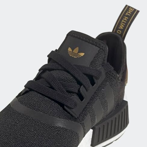 adidas Originals Women's NMD_R1 Sneaker, Black/Black/Scarlet, 10 in Saudi Arabia