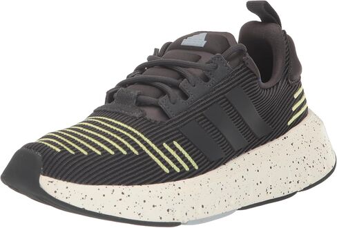 adidas Originals Men's Swift Run Sneaker, Core White/Core White/Black, 13.5 in Saudi Arabia