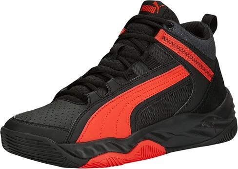 PUMA Men's Rebound Future Evo Core Sneaker, High Risk Red Black White in Saudi Arabia