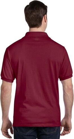 Hanes Adult Comfortblend Ecosmart Jersey Polo With Pocket (Navy) in Kuwait
