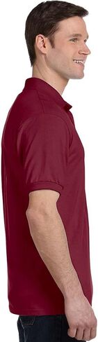 Hanes Adult Comfortblend Ecosmart Jersey Polo With Pocket (Navy) in Kuwait