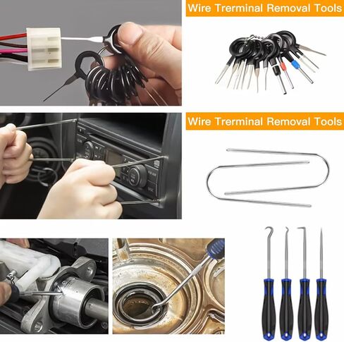 أداة إزالة القطع ، 342 PUSH PIN PUN PUMPER CLIP CLIP SET FATERER TERMINAL TERMOVER TOUL in Saudi Arabia