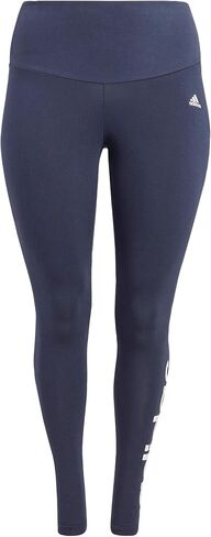 adidas Women's Loungewear Essentials High-Waisted Logo Leggings, App Sky Rush/White, Medium in Saudi Arabia