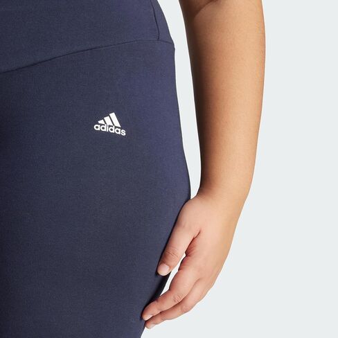 adidas Women's Loungewear Essentials High-Waisted Logo Leggings, App Sky Rush/White, Medium in Saudi Arabia