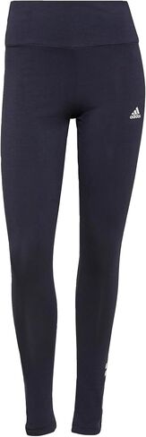 adidas Women's Loungewear Essentials High-Waisted Logo Leggings, App Sky Rush/White, Medium in Saudi Arabia