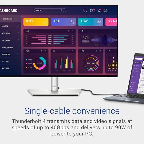 DELL - DISPLAY B2B DELL ULTRASHARP 27 4K USB-C HUB MONITOR - U2723QE - 68.47CM (27. in Saudi Arabia