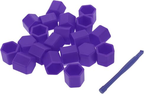 Wheel Lug Nut Bolt 19mm Rims Tire Nut Screws Dust Cap Cover Nut Protection Silicone Orange Outer with Removal Tool in Saudi Arabia