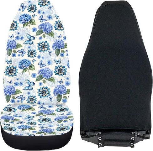 Vintage Wild Forest Mushroom Snail Beetle Daisy Cottagecore Print 2 Pack Car Seat Covers Set Front Seats Only Universal Fit Most Truck SUV Vans Auto Accessories Interior Cushion Protector in Kuwait