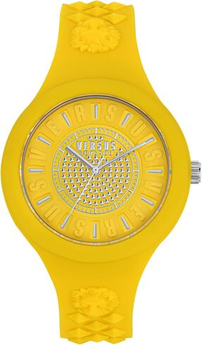 Versus Versace Womens Blue 39 mm Fire Island Crystal Watch VSPOQ1R21 in Kuwait