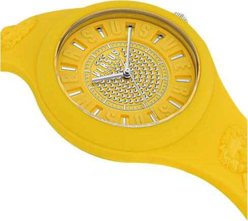 Versus Versace Womens Blue 39 mm Fire Island Crystal Watch VSPOQ1R21 in Kuwait