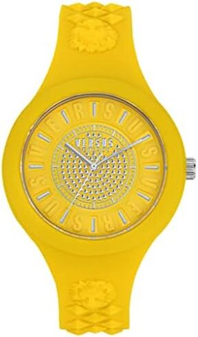 Versus Versace Womens Blue 39 mm Fire Island Crystal Watch VSPOQ1R21 in Kuwait