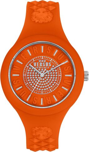 Versus Versace Womens Blue 39 mm Fire Island Crystal Watch VSPOQ1R21 in Kuwait