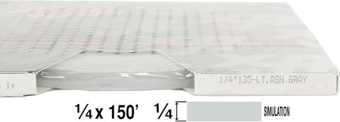 تخصيص الشاحنة التلقائية الشريطية الشاملة العالمية في ربع بوصة - TFX 0104061-1/4 "x 150 ' - 061 - أسود in Kuwait