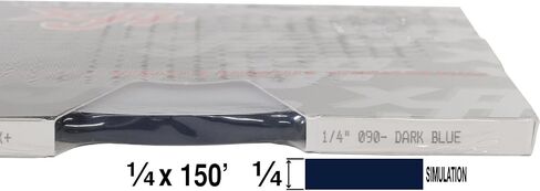 تخصيص الشاحنة التلقائية الشريطية الشاملة العالمية في ربع بوصة - TFX 0104061-1/4 "x 150 ' - 061 - أسود in Kuwait