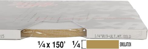 تخصيص الشاحنة التلقائية الشريطية الشاملة العالمية في ربع بوصة - TFX 0104061-1/4 "x 150 ' - 061 - أسود in Kuwait