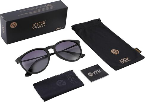 JOOX Polarized Vintage Sunglasses for Women, Round Designer Style Sun Glasses with UV Protection Lens in Kuwait